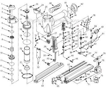 Part Location Diagram of SV492700AV Campbell Hausfeld Driver Guide